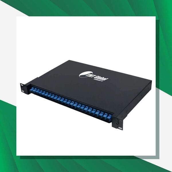 Fiber Patch Panel 24port SC-UPC Simplex Adapter Sliding Type