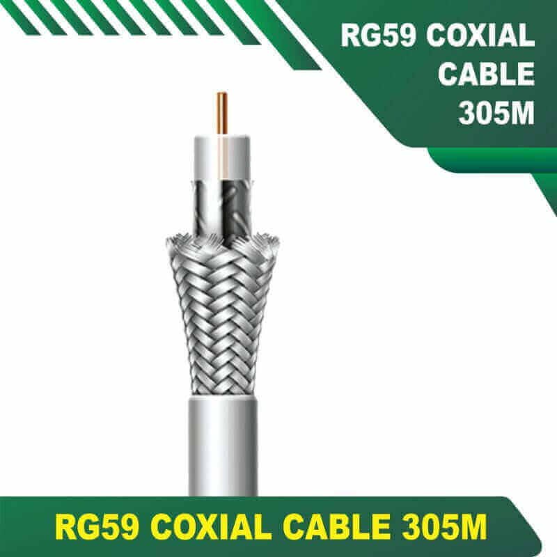 SMATV System 4 coaxial cable rg59 305 meter