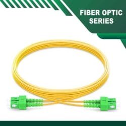 Fiber Optic Patch Cord SM SC-SC-APC Duplex LSZH
