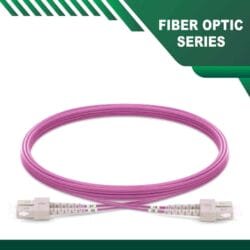 Fiber Optic Patch Cord Multi Mode SC-SC-UPC Duplex LSZH OM4 Fiber Optic Patch Cord MM SC-SC-UPC Duplex LSZH OM4