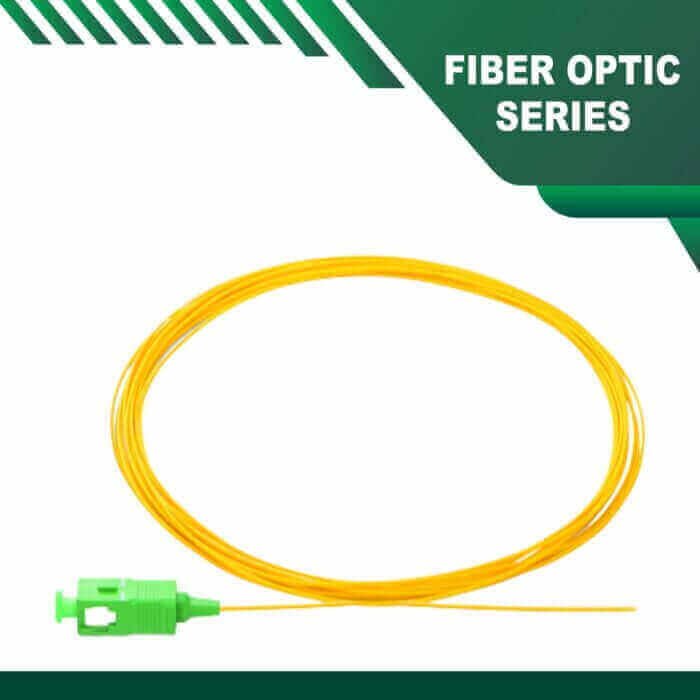 Fiber Pigtail Single Mode SC-APC Connector LSZH Fiber Pigtail Single Mode SC-APC Connector LSZH 1m