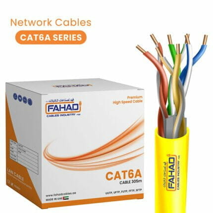 cat6a network cable 23awg 4pair cat6a u/utp cable 305m
