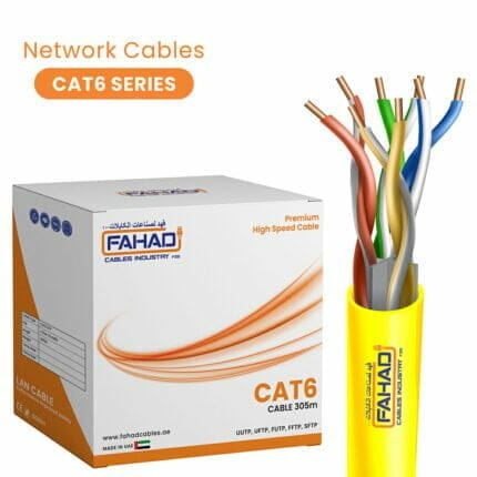 fahad cables products range network cable cat3 cat5e cable cat6 cable cat6a cable cat7 cable cat8 cable full copper LSZH and pvc out door ethernet cables
