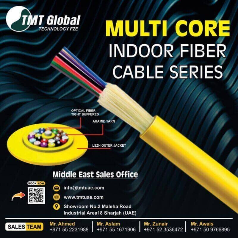 Multi Core Indoor Fiber Cable 2 Multi-Core Indoor Single Mode Fiber Cables