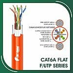 cat6a 23awg 4 twisted pair F-UTP Elevator Network Cable 305m