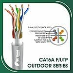 cat6a Network Cable 23awg twisted Pair f-utp Outdoor 305m