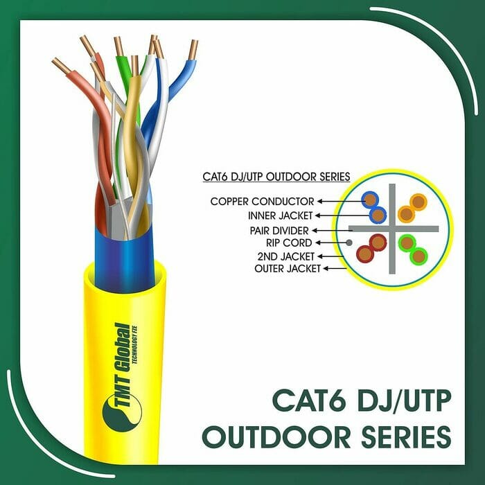 cat6 Network Cable 23awg twisted Pair u-utp Outdoor