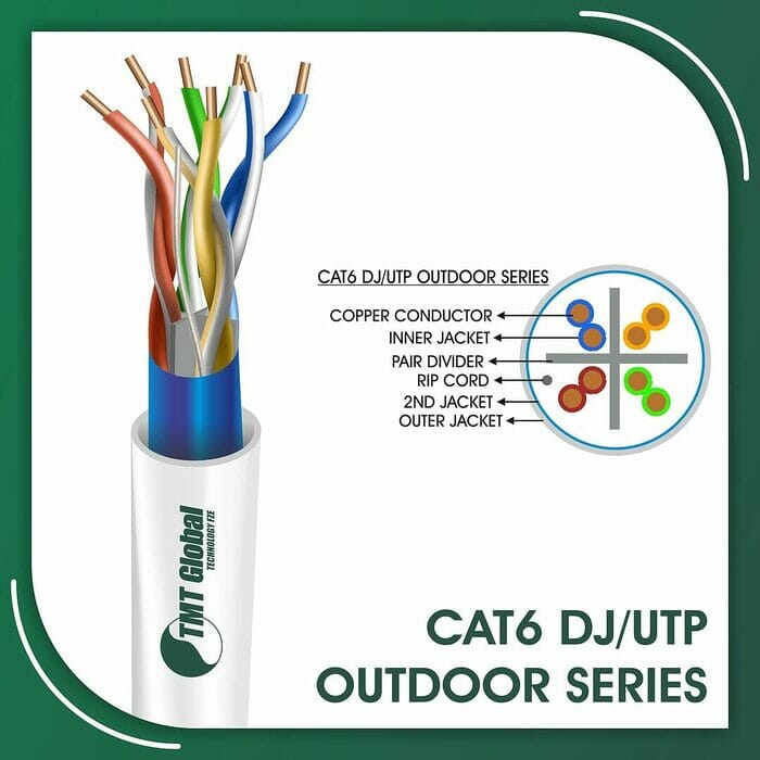 cat6 Network Cable 23awg twisted Pair u-utp Outdoor
