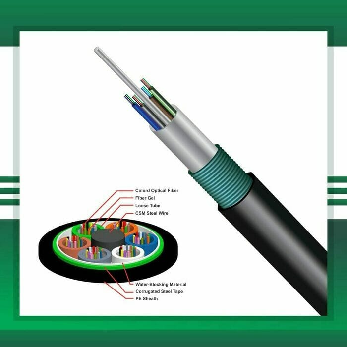 Fiber Optic Cable multi mode 12core armored fiber optic cable om2