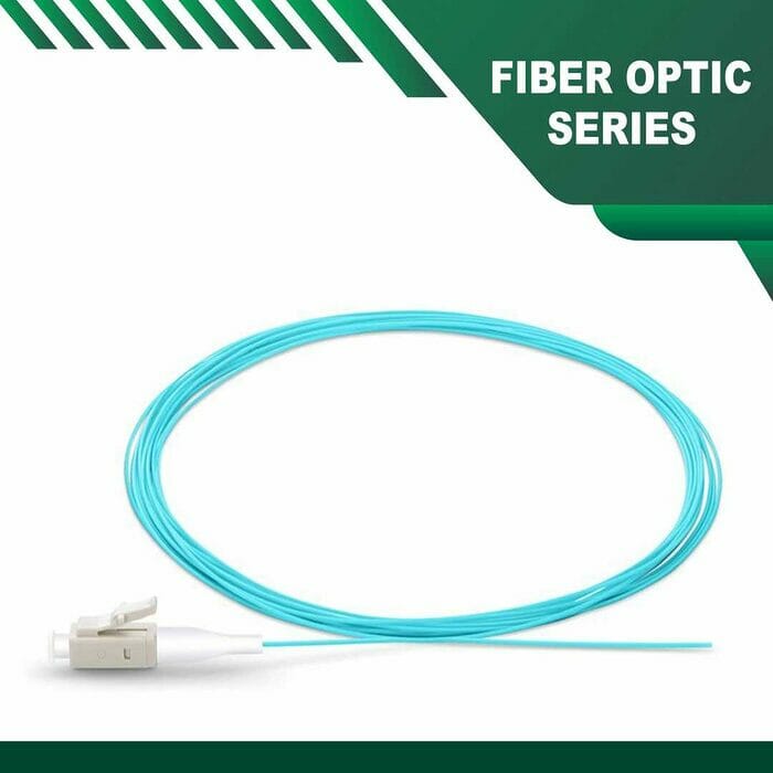 Fiber Pigtail OM3 Multi Mode LC-UPC Connector LSZH 1m