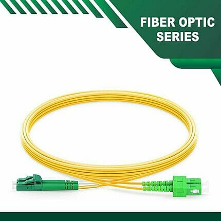 Fiber Optic Patch Cord Single Mode SC-LC-APC Duplex LSZH