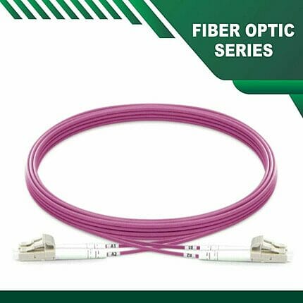 Fiber Optic Patch Cord Multi Mode LC-LC-UPC Duplex LSZH OM4