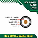 Coaxial Cable RG6 305 Meter