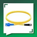 Fiber Optic Patch Cord Single Mode ST-LC-UPC Duplex LSZH