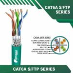 cat6a stp cable 23awg 4 twisted pair 305m