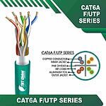 cat6a cable 305m 23awg 4 twisted pair F/UTP LSZH