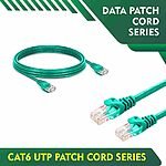 1m 28 awg cat 6a utp internet patch cord