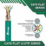 Cat6 23awg 4 twisted pair U-UTP Elevator Cable 305m