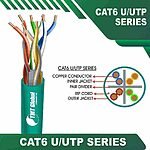 Cat 6 23awg 4 twisted pair U/UTP Cable 305m
