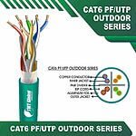 4 pair cat 6 cable f/utp 23 AWG 4 Twisted Pair 305M