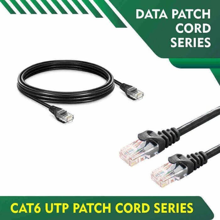 1 mtr cat6 patch cord network 23awg utp 1 mtr cat6 patch cord