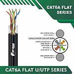 Cat6a 23awg 4 twisted pair U-UTP lift Cable 305m