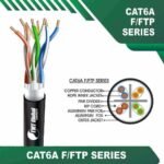 Cat6a F FTP Cable 23awg 4 twisted pair 305m