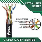 Cat6a 23awg 4pair U-UTP Ethernet Cable 305m