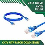 0.15 meter cat 6 utp 23AWG ethernet patch cord