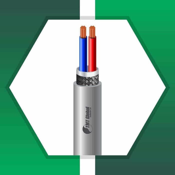 2 core intercom cable indoor shielded braided 1.5mm - Image 4