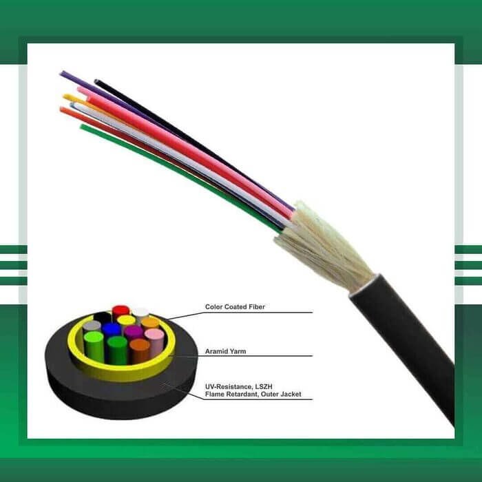 12 core Fiber om2 Optic Cable multimode multi core - Image 2