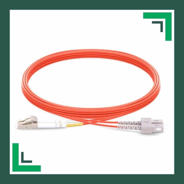 sc to lc upc patch cord Fiber Optic Multimode Duplex LSZH OM2 - Image 3