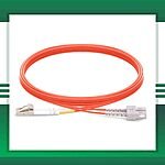 sc to lc upc patch cord Fiber Optic Multimode Duplex LSZH OM2 - Image 2