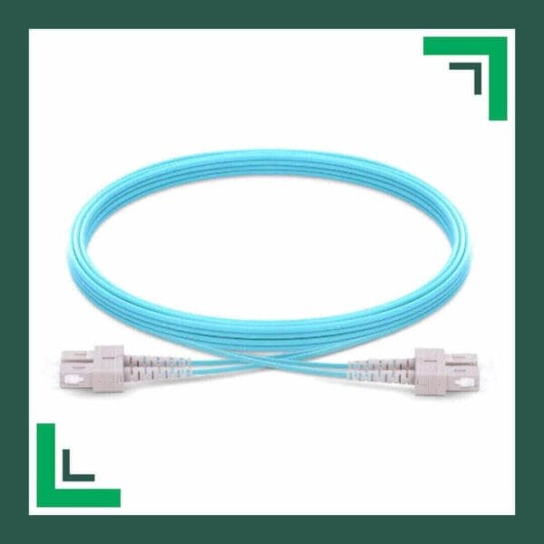 SC to SC UPC Duplex OM3 patch cord fiber optic Multimode  LSZH - Image 3