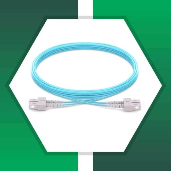 SC to SC UPC Duplex OM3 patch cord fiber optic Multimode  LSZH - Image 4