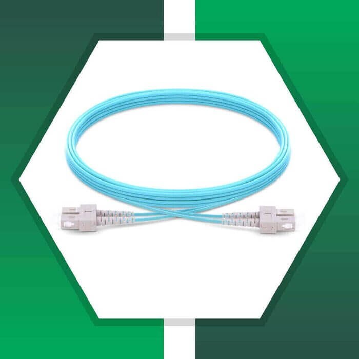 SC to SC UPC Duplex OM3 patch cord fiber optic Multimode  LSZH - Image 4