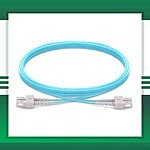 SC to SC UPC Duplex OM3 patch cord fiber optic Multimode  LSZH - Image 2