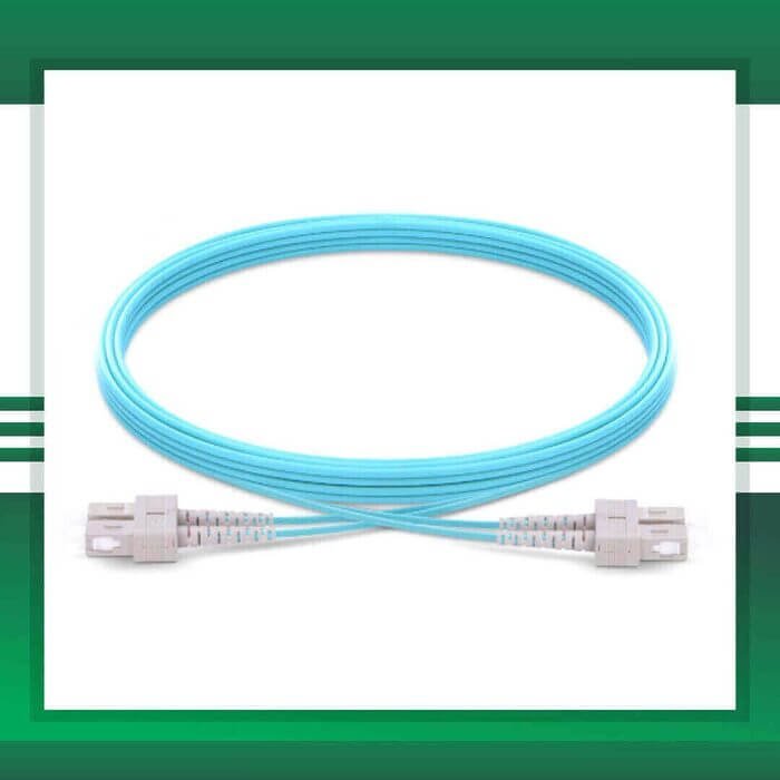 SC to SC UPC Duplex OM3 patch cord fiber optic Multimode  LSZH - Image 2
