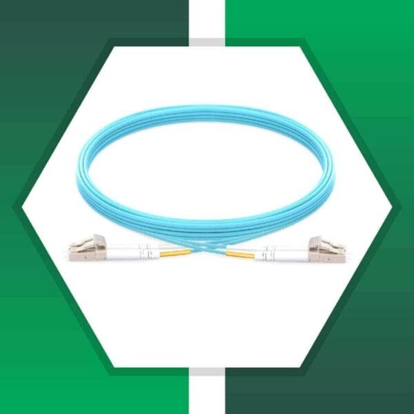 patchcord lc/lc mm om3 Fiber Optic Multimode UPC Duplex LSZH OM3 - Image 4