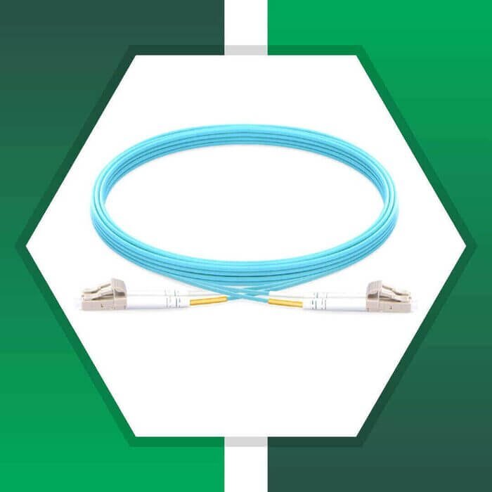 patchcord lc/lc mm om3 Fiber Optic Multimode UPC Duplex LSZH OM3 - Image 4