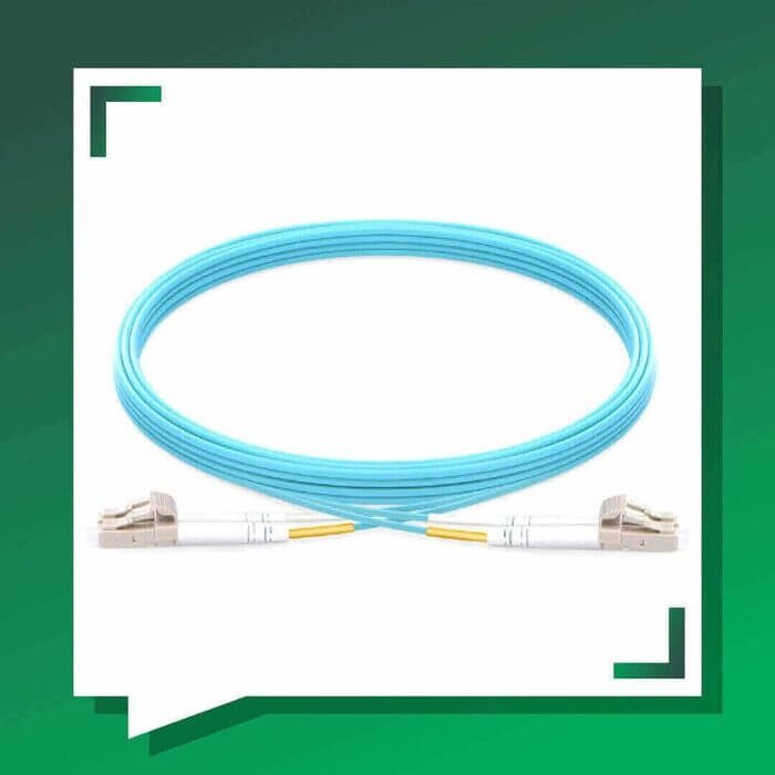 patchcord lc/lc mm om3 Fiber Optic Multimode UPC Duplex LSZH OM3 - Image 5