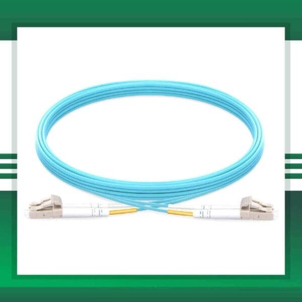 patchcord lc/lc mm om3 Fiber Optic Multimode UPC Duplex LSZH OM3 - Image 2