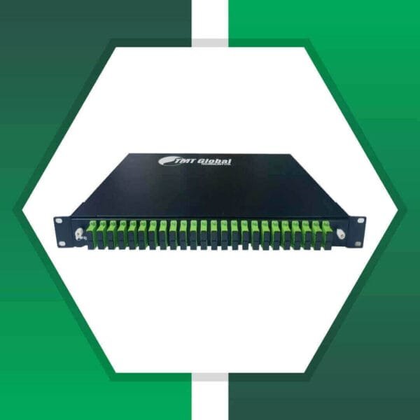 24port Fiber Patch Panel SC APC Duplex Sliding Type - Image 4