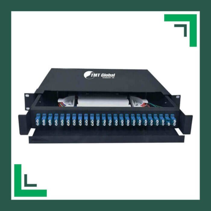 Fiber Patch Panel 48port LC-UPC Duplex Adapter Sliding - Image 3