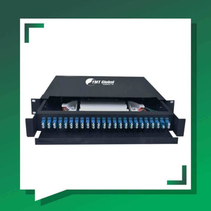 Fiber Patch Panel 48port LC-UPC Duplex Adapter Sliding - Image 5