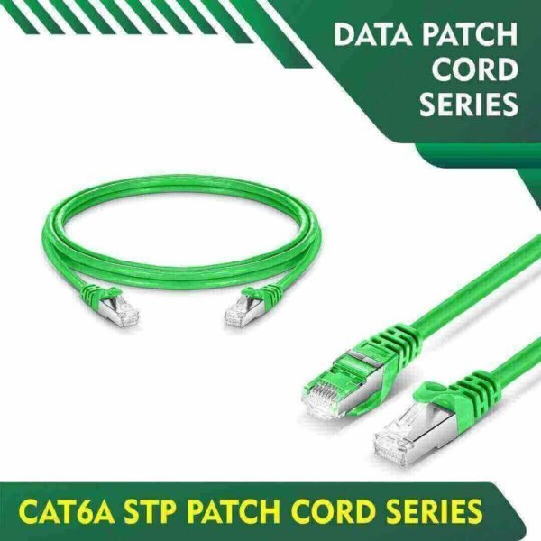 cat6a 23 awg stp rj45 data patch cord 0.15 meter