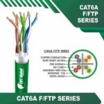 Cat6a F FTP Cable 23awg 4 twisted pair 305m
