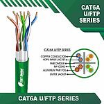 Cat6 a 23 awg 4 twisted pair U/FTP Cable 305m