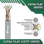 Cat6a 23awg 4 twisted pair U-UTP lift Cable 305m