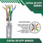 SF/UTP LAN Cable 305m cat6a 23awg 4 twisted pair